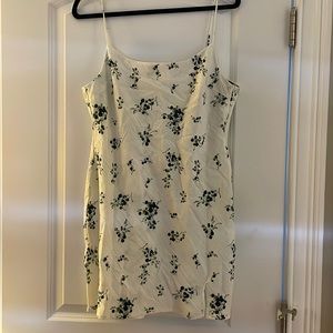 ASOS white flowered sundress, never worn!